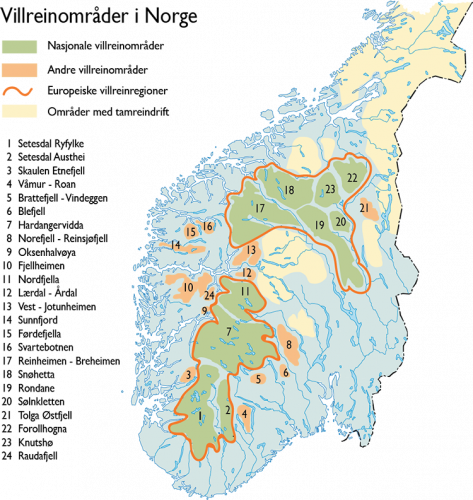 Villreinområder_norsk_med+regioner
